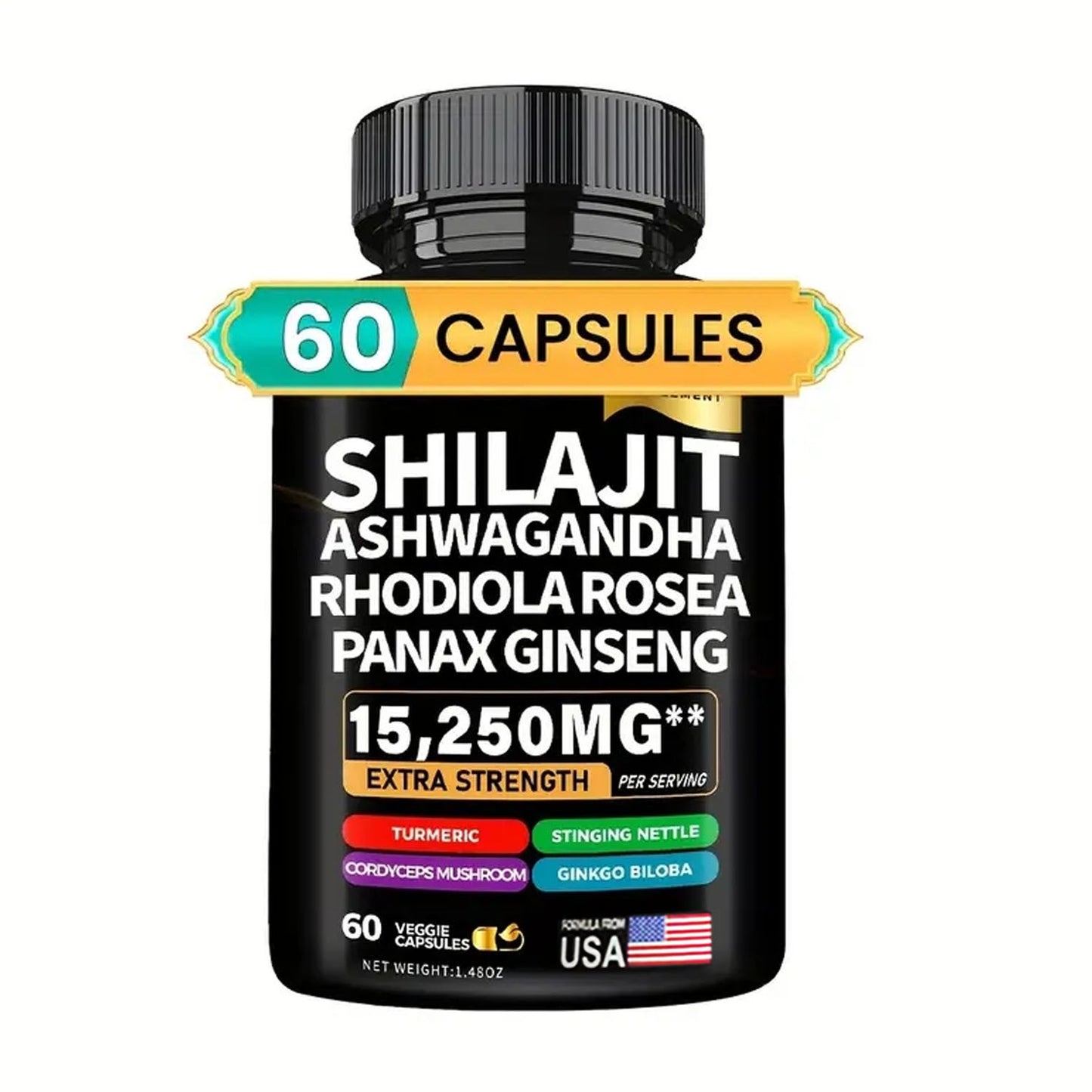 Shilajit Ashwaganda 8in1 capsules