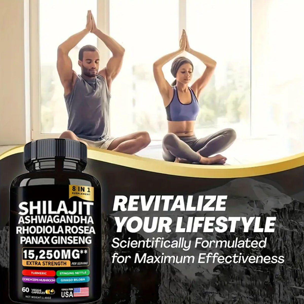 Shilajit Ashwaganda 8in1 capsules